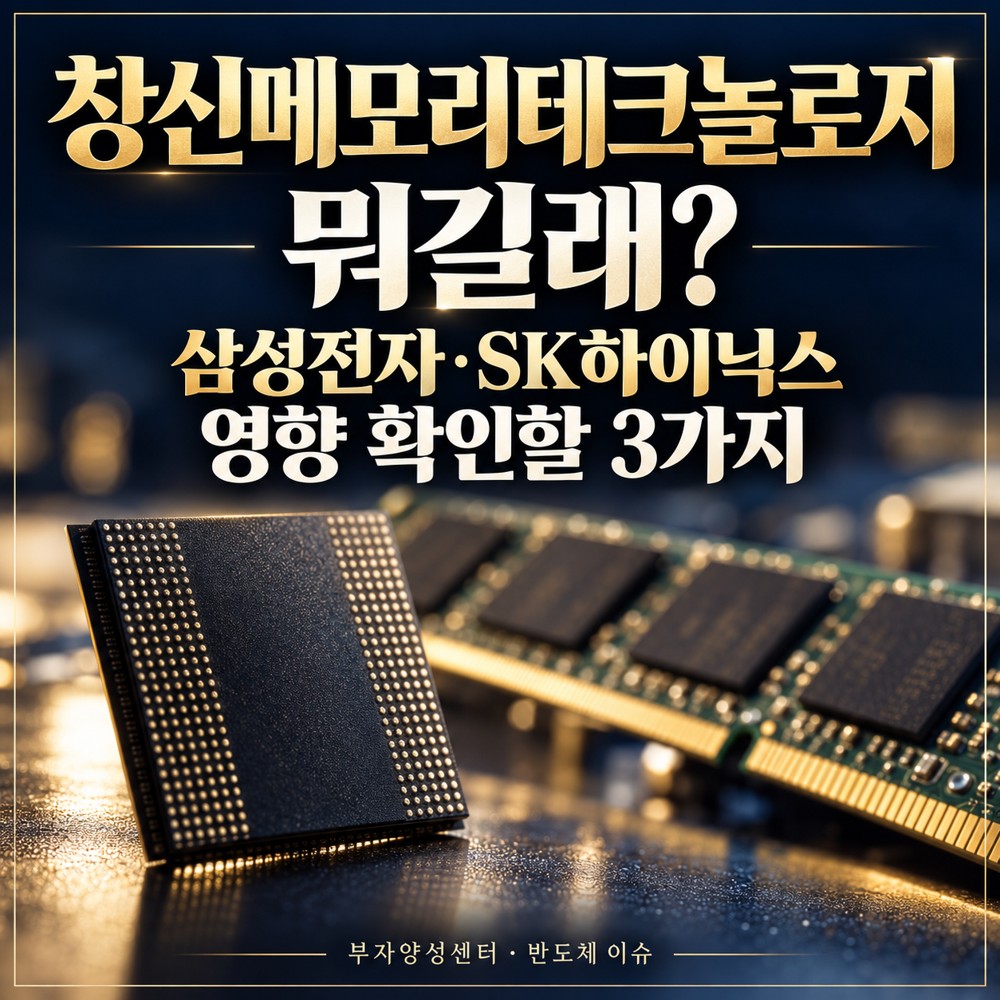 창신메모리테크놀로지 뭐길래? 삼성전자·SK하이닉스 영향 확인할 3가지. 설명용 반도체 이미지.